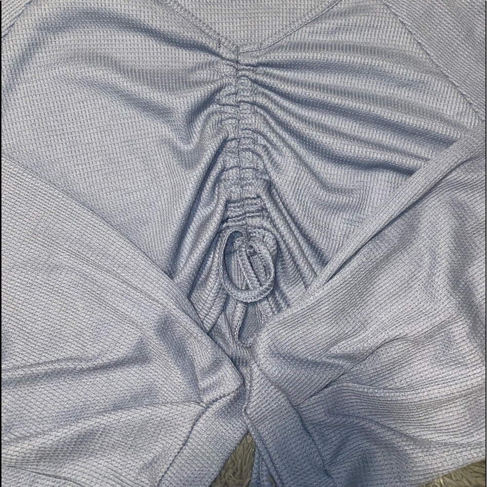 Plus Size Drawstring Top - Picture 3 of 5